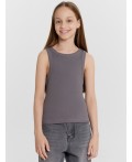 Топ темно -серый