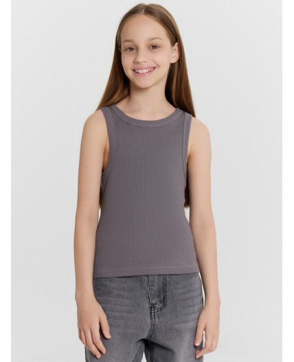 Топ темно -серый