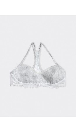 Бюстье серый меланж 4306-А