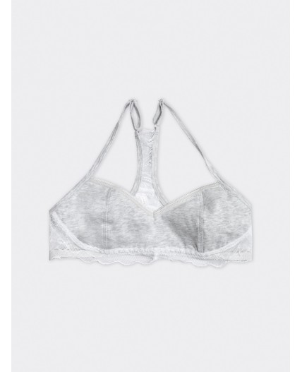 Бюстье серый меланж 4306-А