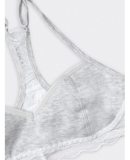 Бюстье серый меланж 4306-А