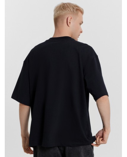 Футболка черный +печать