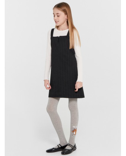 Колготки серый меланж