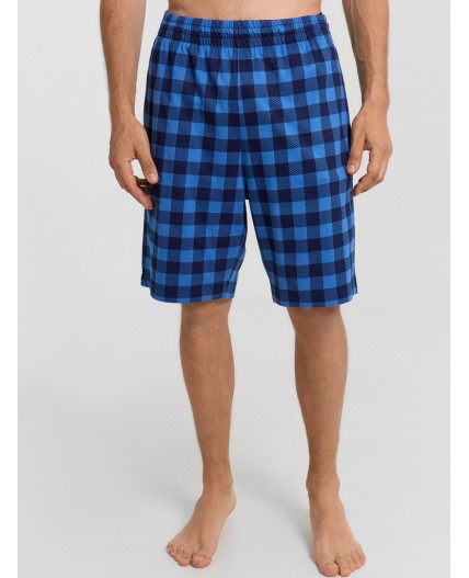 Шорты синяя клетка