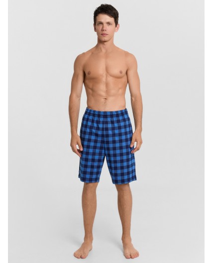 Шорты синяя клетка