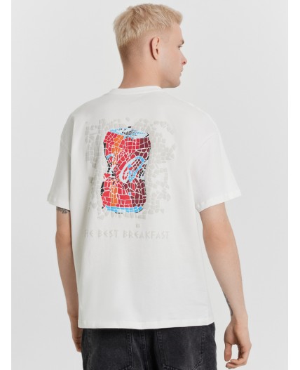 Футболка белый +печать