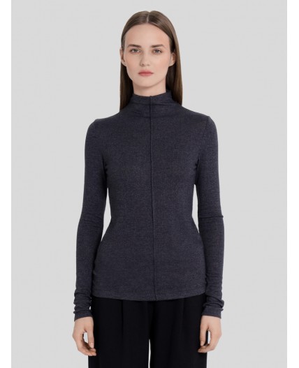 Джемпер меланж темно-серый 4348-F