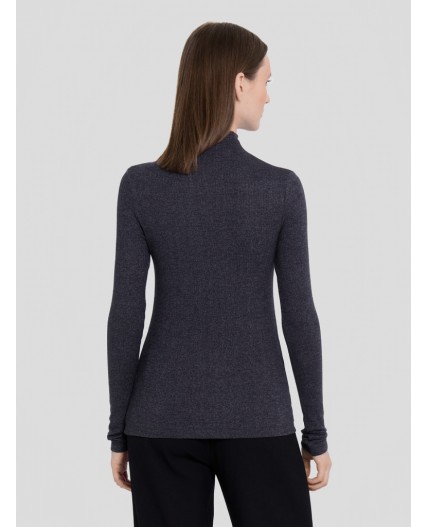 Джемпер меланж темно-серый 4348-F