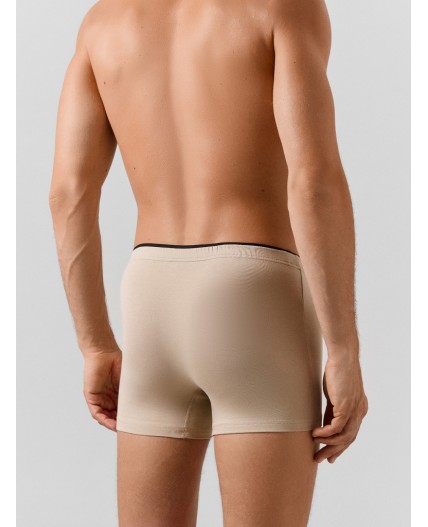 Трусы бежевый +печать