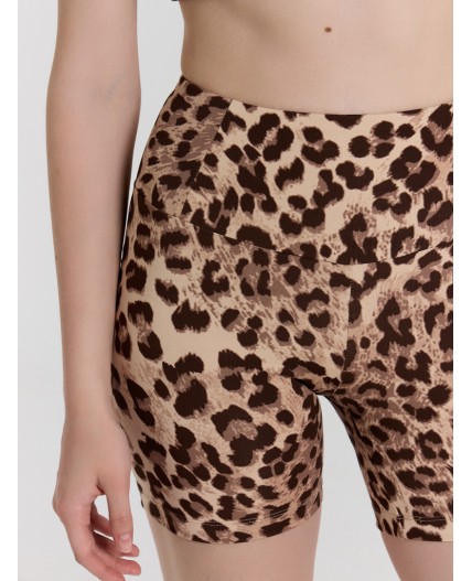 Шорты леопард