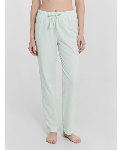 Брюки сердечки на св.мяте