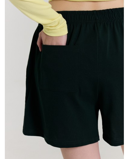 Шорты пыльная зелень