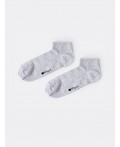 Носки св.серый меланж
