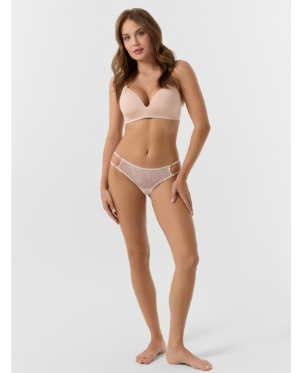 Трусы мелкий рисунок на серебристом пионе