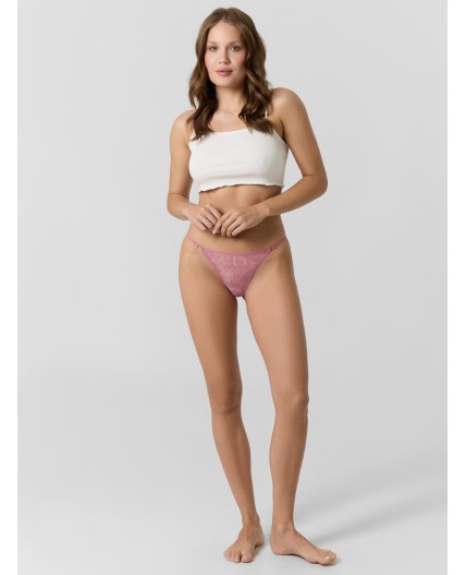 Трусы веточки на розовом