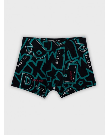 Трусы буквы на черном