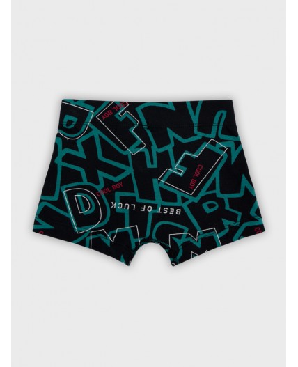 Трусы буквы на черном