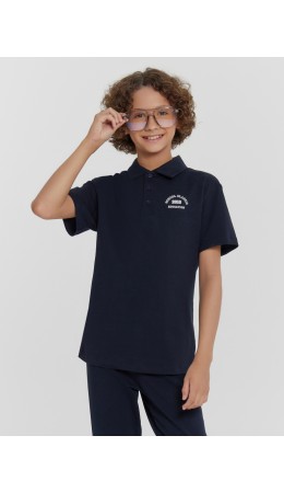 Поло неви +печать