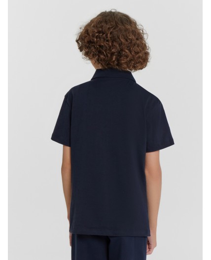 Поло неви +печать