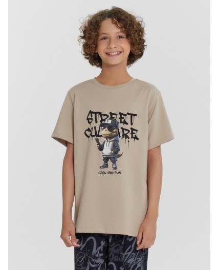 Комплект бежевый +граффити на черном