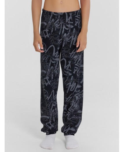 Комплект бежевый +граффити на черном