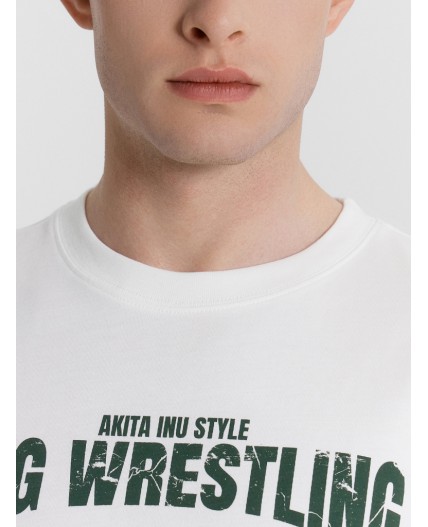 Футболка белый +печать