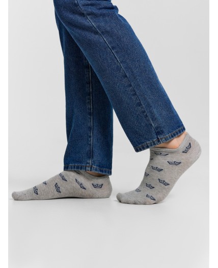 Носки серый меланж