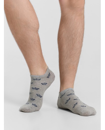 Носки серый меланж
