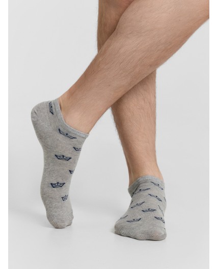 Носки серый меланж