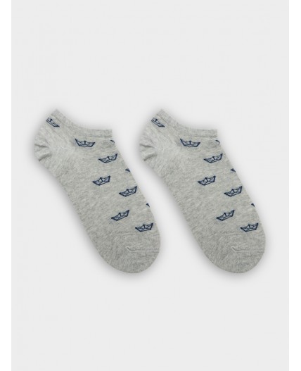Носки серый меланж