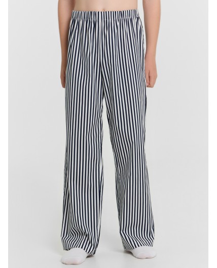 Комплект серый меланж 4306-А +синяя полоска на белом