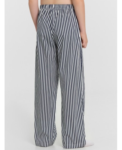 Комплект серый меланж 4306-А +синяя полоска на белом