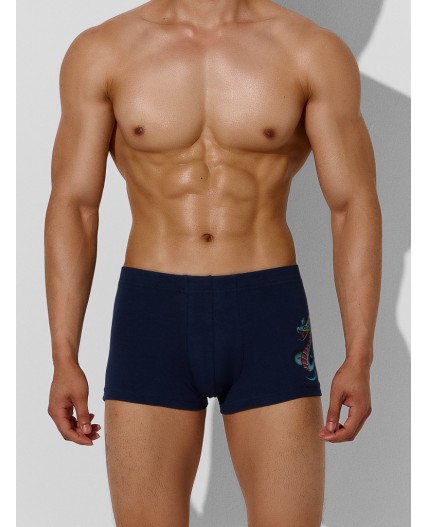 Трусы т.синий +тату винтаж