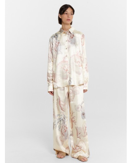 Блузка ракушки на сливочном