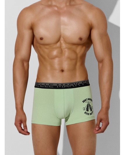 Трусы зеленая дымка +пиво на св. сером