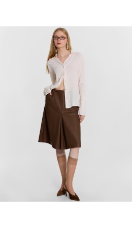 Юбка ореховый