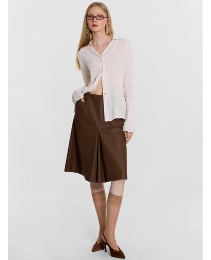 Юбка ореховый