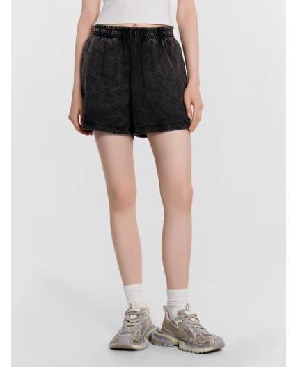 Шорты ACID WASH на черном