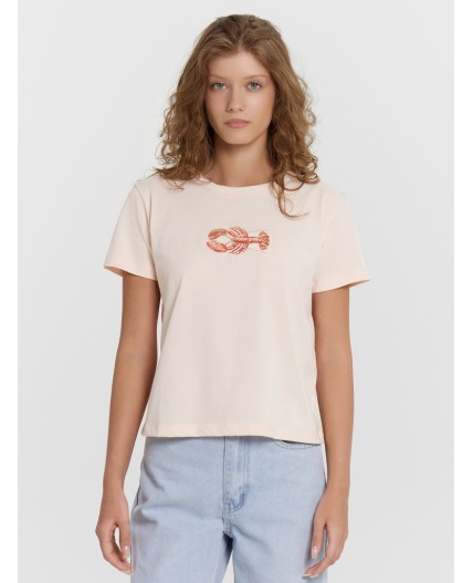 Футболка нежно -розовый