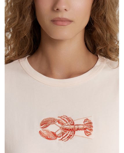 Футболка нежно -розовый