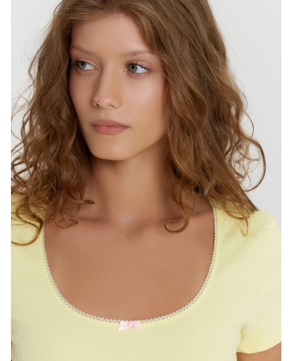 Джемпер лимонный