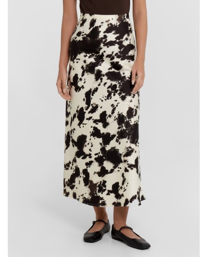 Юбка пятнышки на сливочном