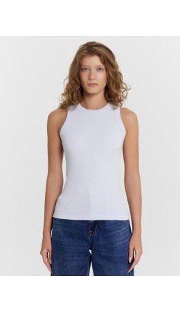 Топ голубой