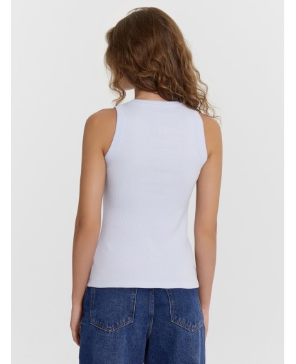 Топ голубой