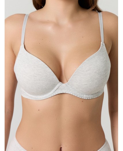 Бюстгальтер серый меланж 4306-А