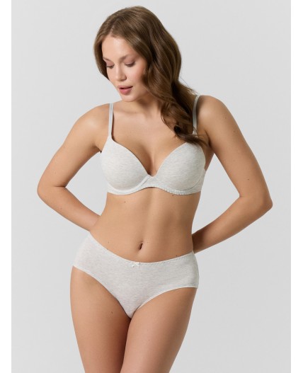 Бюстгальтер серый меланж 4306-А