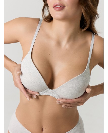 Бюстгальтер серый меланж 4306-А