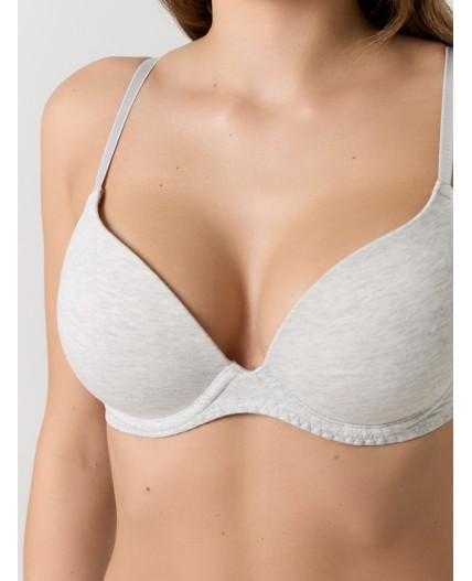 Бюстгальтер серый меланж 4306-А