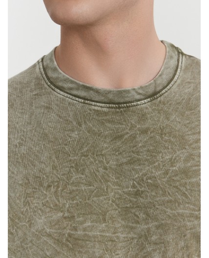 Футболка травянистая варка +печать