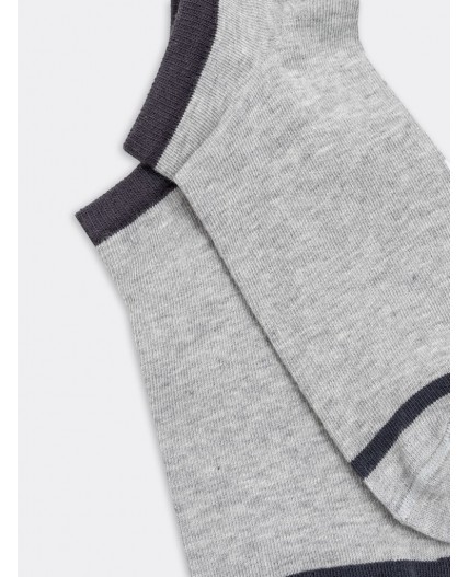 Носки серый меланж